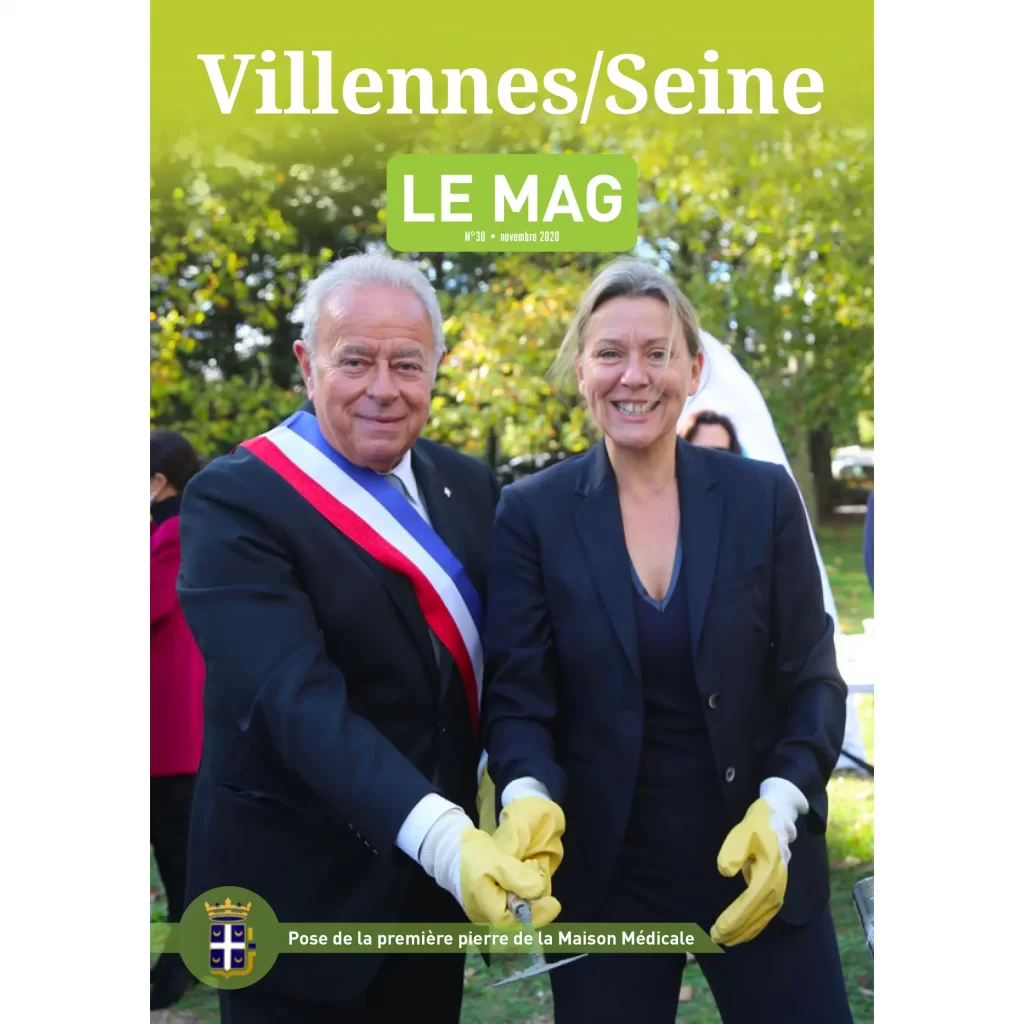 Agence communication Aliénor Consultants Villennes sur Seine couv magazine ville mairie nouvelle maquette