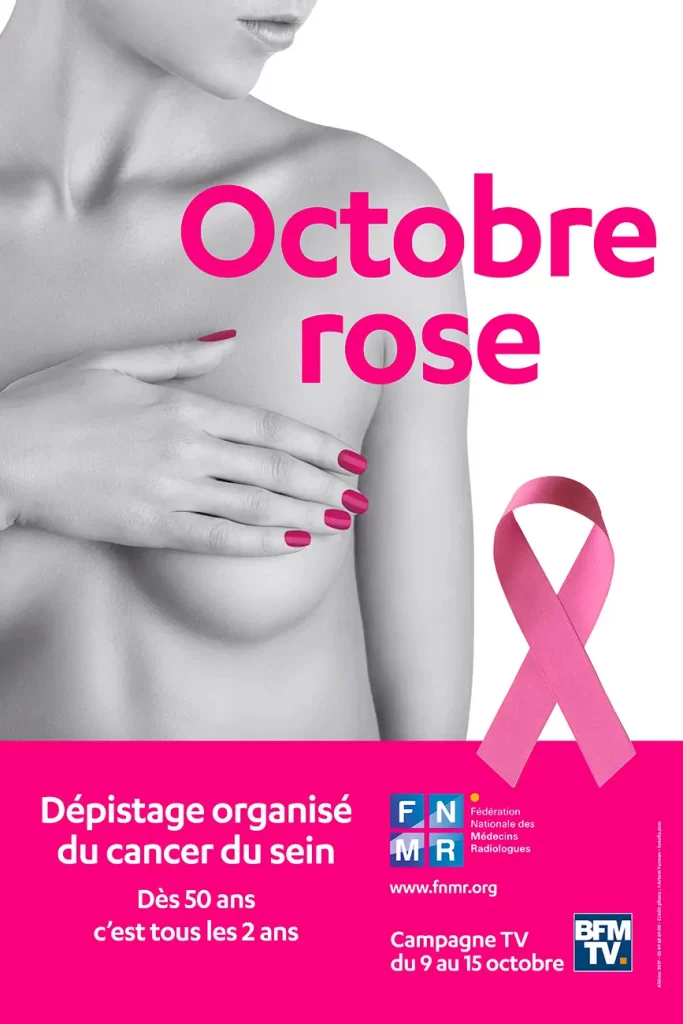 Agence communication Aliénor Consultants Octobre Rose FNMR Affiche