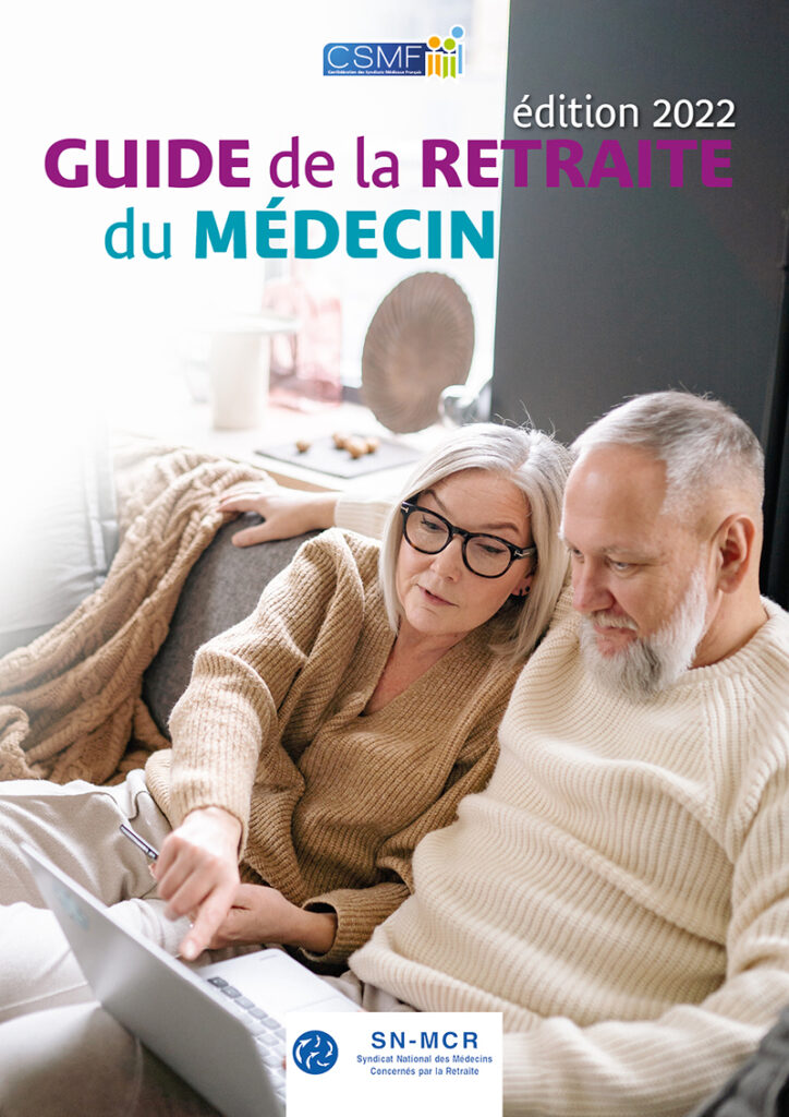 Agence communication Aliénor Consultants CSMF SN-MCR Guide de la retraite médecins