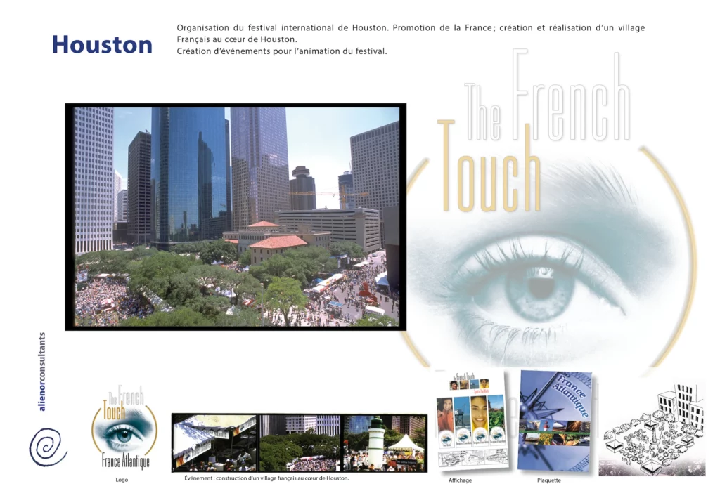 Agence communication Aliénor Consultants Houston Festival organisation