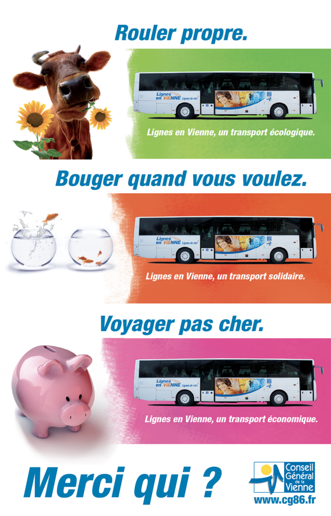 Agence communication Aliénor Consultants Lignes en Vienne affiche