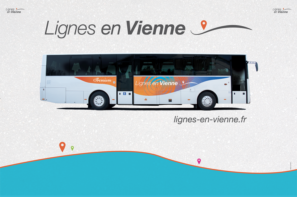 Agence communication Aliénor Consultants Lignes en Vienne bus