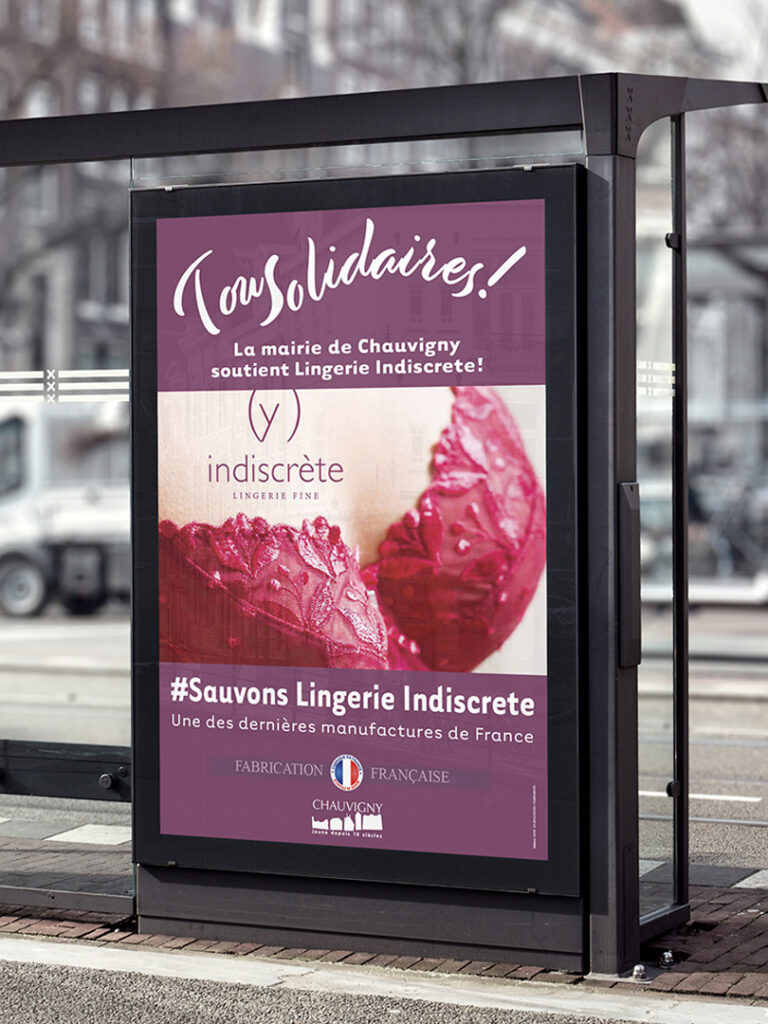 Agence communication Aliénor Consultants Chauvigny lingerie Indiscrete