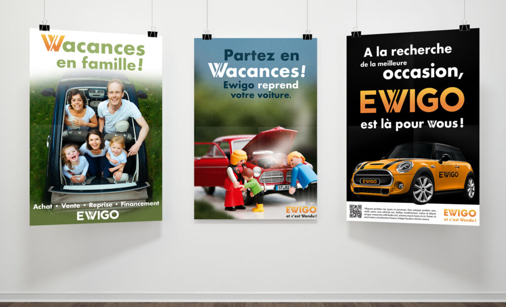 Agence communication Aliénor Consultants Ewigo affiches